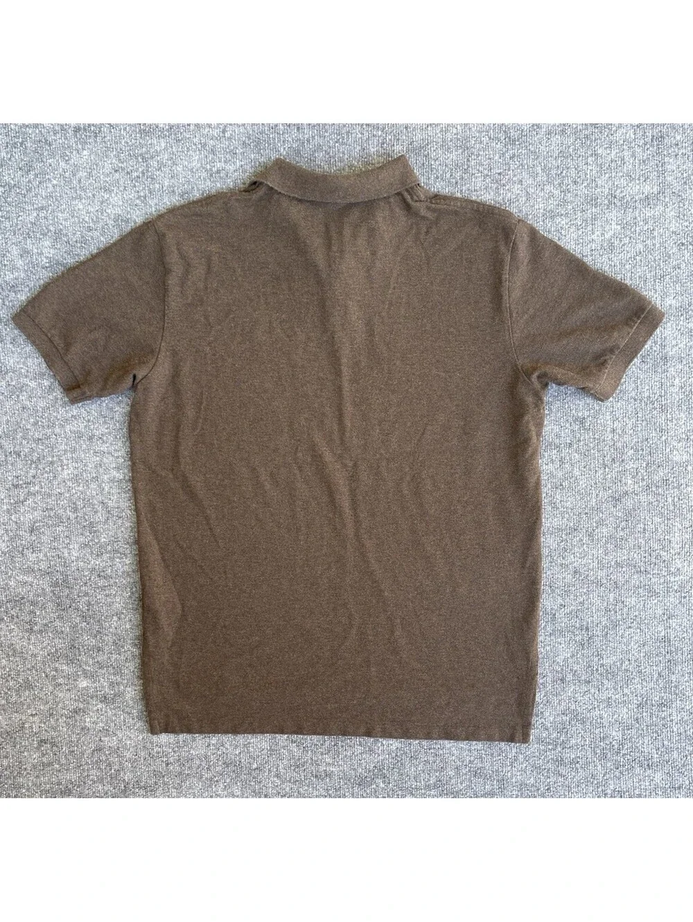 Ralph Lauren Polo Shirt Men XL Brown Y2K Golf Preppy
